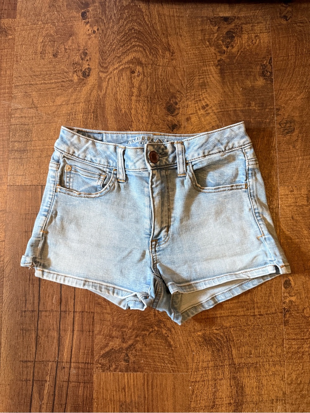 American Eagle Outfitters Light Blue Denim Shorts
